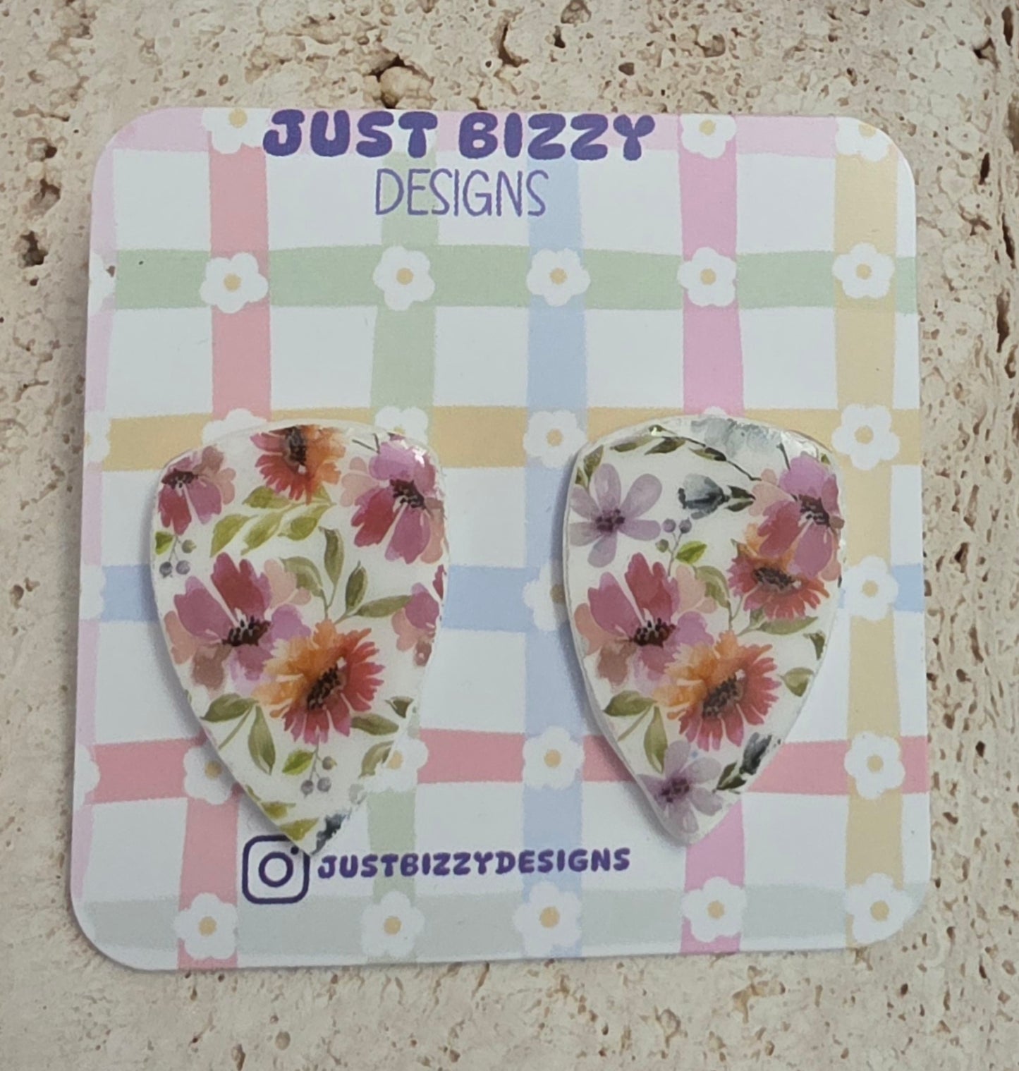 Floral Statement Stud