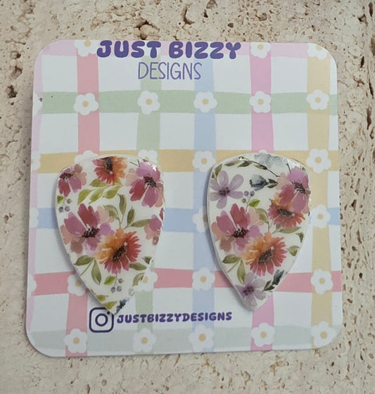 Floral Statement Stud
